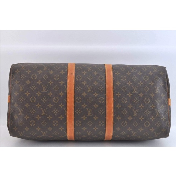Auth Louis Vuitton Keepall 55 Bandouliere travel unisex monogram - Picture 11 of 12